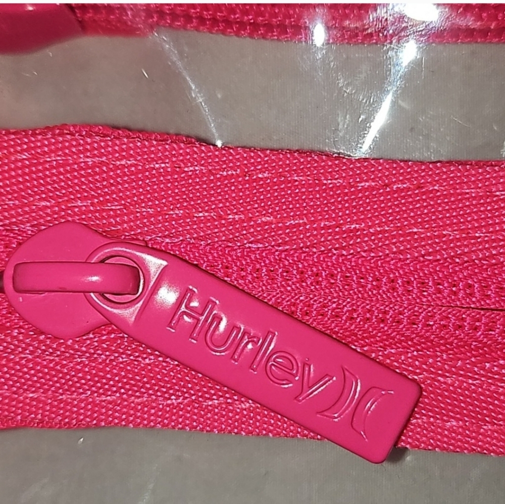Hurley Clear Crossbody Stadium/Concert Bag, Color-Hper Pink - Picture 4 of 7